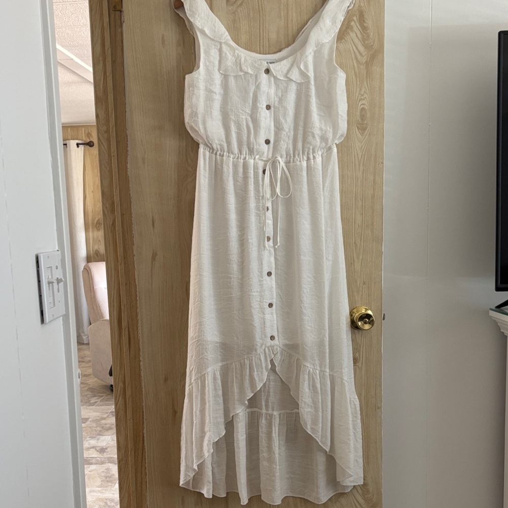 Luxology white High Low Dress